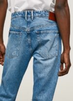 hombres vaqueros callen de tiro medio holgados Pepe Jeans 44JTZ820 mezclilla - Imagen 5