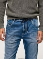 hombres vaqueros jagger midrise slim fit Pepe Jeans 44JTZ794 mezclilla - Imagen 3
