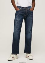 hombres vaqueros kingston con cremallera y cintura normal Pepe Jeans 44JTZ798 mezclilla - Imagen 2