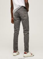 hombres vaqueros rectos tapered Pepe Jeans 44JTZ1118 gris moderno - Imagen 5