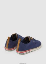 hombres zapatillas blucher de lona Pepe Jeans 44JTZ1212 océano - Imagen 4