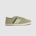 hombres zapatillas blucher de lona Pepe Jeans 44JTZ1215 ejército