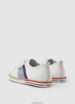 hombres zapatillas blucher de lona Pepe Jeans 44JTZ1216 blanco - Imagen 4