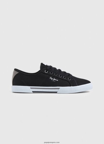 hombres zapatillas brady basicas Pepe Jeans 44JTZ1241 negro