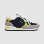 hombres zapatillas brit combinadas Pepe Jeans 44JTZ1217 Armada