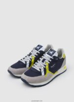 hombres zapatillas brit combinadas Pepe Jeans 44JTZ1217 Armada - Imagen 3