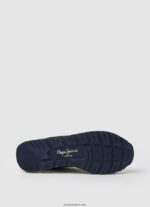 hombres zapatillas brit combinadas Pepe Jeans 44JTZ1217 Armada - Imagen 5
