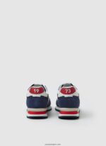 hombres zapatillas brit combinadas Pepe Jeans 44JTZ1218 Armada - Imagen 4