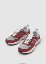 hombres zapatillas combinadas dave urban Pepe Jeans 44JTZ1226 dalia roja - Imagen 3