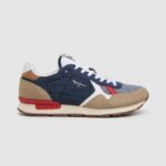 hombres zapatillas combinadas hombre brit Pepe Jeans 44JTZ1175 Denim oscuro