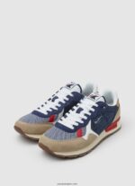hombres zapatillas combinadas hombre brit Pepe Jeans 44JTZ1175 Denim oscuro - Imagen 3