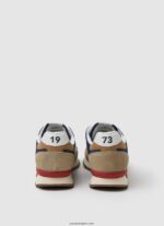 hombres zapatillas combinadas hombre brit Pepe Jeans 44JTZ1175 Denim oscuro - Imagen 4