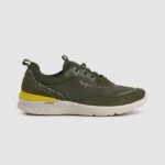 hombres zapatillas jay pro combinadas Pepe Jeans 44JTZ1187 verde caqui