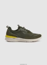 hombres zapatillas jay pro combinadas Pepe Jeans 44JTZ1187 verde caqui