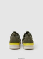 hombres zapatillas jay pro combinadas Pepe Jeans 44JTZ1187 verde caqui - Imagen 4