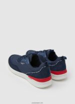 hombres zapatillas jay pro combinadas Pepe Jeans 44JTZ1219 Armada - Imagen 4