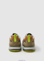 hombres zapatillas london pro combinadas Pepe Jeans 44JTZ1188 verde caqui - Imagen 4