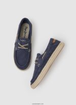hombres zapatillas náuticas de ante Pepe Jeans 44JTZ1193 océano - Imagen 2