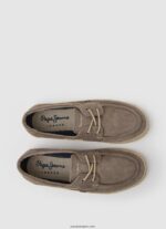 hombres zapatillas náuticas de ante Pepe Jeans 44JTZ1194 piedra oscura - Imagen 2