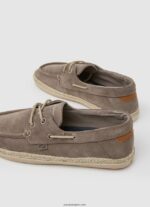 hombres zapatillas náuticas de ante Pepe Jeans 44JTZ1194 piedra oscura - Imagen 4