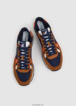 hombres zapatillas retro brit man studio Pepe Jeans 44JTZ1176 coñac - Imagen 3