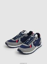 hombres zapatillas retro brit man studio Pepe Jeans 44JTZ1181 gris - Imagen 2