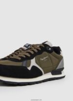 hombres zapatillas retro brit man studio Pepe Jeans 44JTZ1202 carbón - Imagen 5