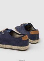 hombres zapatillas turisticas de piel clac Pepe Jeans 44JTZ1246 océano - Imagen 4