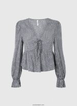 mujer blusa con logo estampado Pepe Jeans 44JTZ364 multi - Imagen 4
