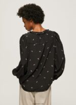 mujer blusa con volantes y cachemira Pepe Jeans 44JTZ329 multi - Imagen 4