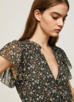 mujer blusa de gasa con estampado floral Pepe Jeans 44JTZ367 multi - Imagen 3