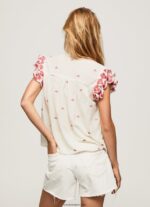 mujer blusa mao detalles bordados Pepe Jeans 44JTZ322 multi - Imagen 4
