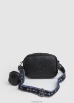 mujer bolsa crossbody con logo en relieve Pepe Jeans 44JTZ715 durazno - Imagen 5