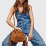 mujer bolso bombonera de ante Pepe Jeans 44JTZ724 camello