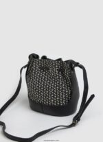 mujer bolso bombonera tejido en jacquard Pepe Jeans 44JTZ730 negro - Imagen 2