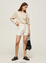 mujer camisa regular fit lisa Pepe Jeans 44JTZ359 suero de la leche - Imagen 2
