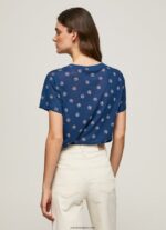 mujer camiseta con estampado floral Pepe Jeans 44JTZ444 multi - Imagen 4