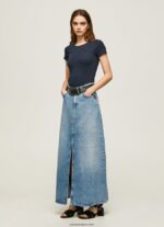 mujer camiseta de algodón con logo Pepe Jeans 44JTZ417 dulwich