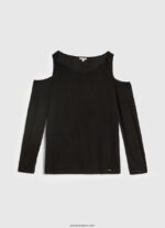 mujer camiseta de manga larga con tirantes Pepe Jeans 44JTZ399 negro - Imagen 5