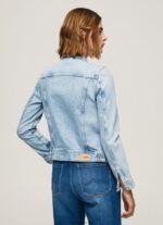 mujer chamarra de mezclilla ajustada Pepe Jeans 44JTZ102 mezclilla - Imagen 4