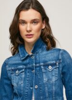 mujer chamarra de mezclilla regular fit Pepe Jeans 44JTZ138 mezclilla - Imagen 2