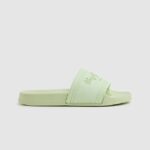 mujer chanclas de playa con logo deslizante Pepe Jeans 44JTZ688 verde fresco
