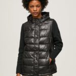mujer chaqueta acolchada con acabado mate Pepe Jeans 44JTZ121 negro