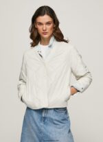 mujer chaqueta acolchada con rombos Pepe Jeans 44JTZ120 mousse - Imagen 2