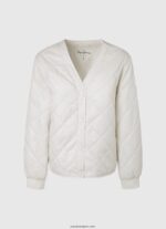 mujer chaqueta acolchada con rombos Pepe Jeans 44JTZ120 mousse - Imagen 5