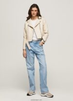 mujer chaqueta biker con hombreras hombreras Pepe Jeans 44JTZ115 sin encaje