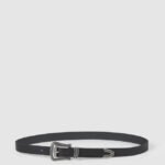 mujer cinturón fino de cuero Pepe Jeans 44JTZ759 negro