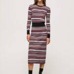 mujer falda midi de canalé Pepe Jeans 44JTZ501 multi
