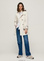 mujer gabardina clásica de sarga Pepe Jeans 44JTZ106 sin encaje - Imagen 2