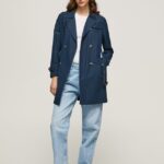 mujer gabardina clásica de sarga Pepe Jeans 44JTZ107 dulwich